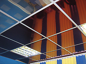 потолок кассетный с открытой подвесной системой (Т-24, Т-15) 